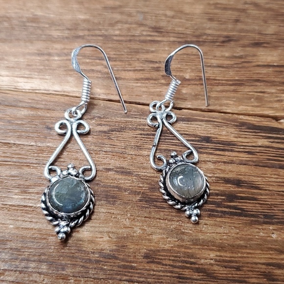 Jewelry - E2167 sterling precious stone